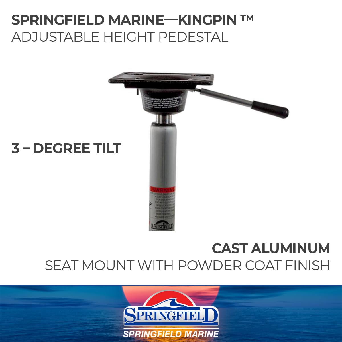 トップス Pedestal トップス pedestal Springfield Marine Economy Fixed Height Pedestal